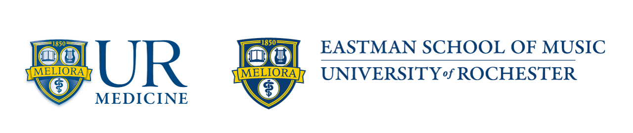 UR Medicine and Eastman School of Music Logos